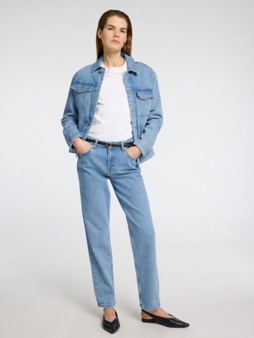 Selected Femme Alice Straight Light Blue Jeans