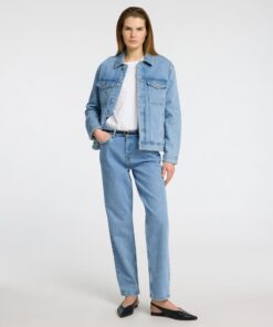 Selected Femme Alice Straight Light Blue Jeans