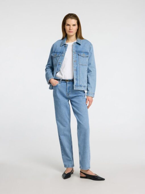 Selected Femme Alice Straight Light Blue Jeans