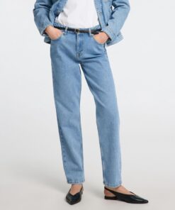 Selected Femme Alice Straight Light Blue Jeans