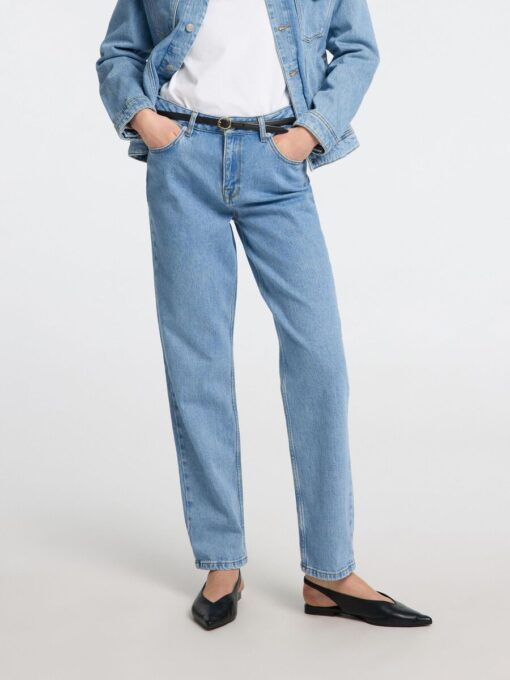 Selected Femme Alice Straight Light Blue Jeans