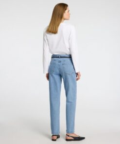 Selected Femme Alice Straight Light Blue Jeans