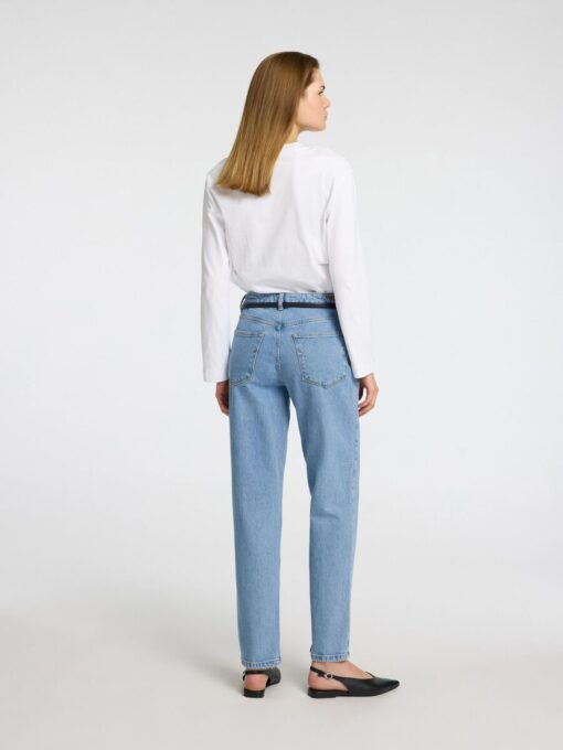 Selected Femme Alice Straight Light Blue Jeans