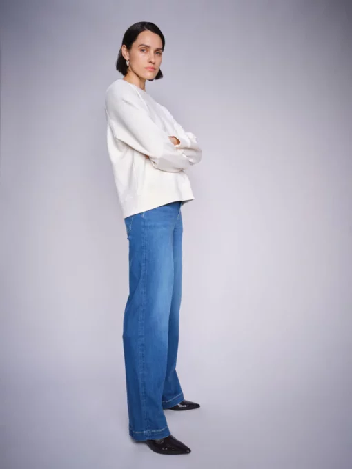 Mos Mosh Dara Deluxe Jeans Mid Blue