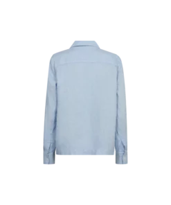 Mos Mosh Enna Linen Pocket Blouse Skyway