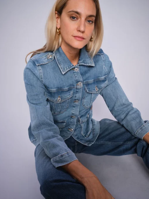 Mos Mosh Anetta Denim Jacket Blue