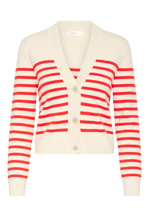 InWear WallisIW Cardigan Red Stripe