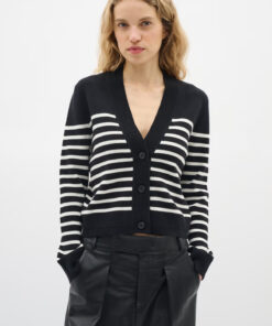 InWear WallisIW Cardigan Black Stripe