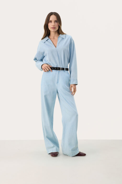 Part Two Coralie Trousers Light Blue Denim