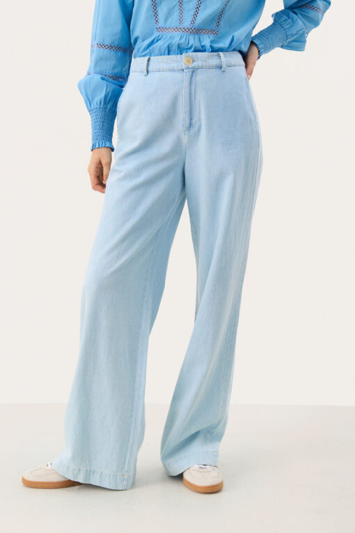 Part Two Coralie Trousers Light Blue Denim