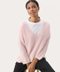 Part Two Etrona Pullover Mauve Chalk