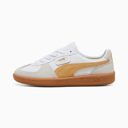 Puma Palermo Leather Sneakers Unisex White-Almost Apricot