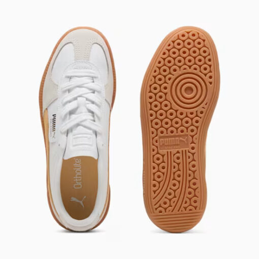 Puma Palermo Leather Sneakers Unisex White-Almost Apricot