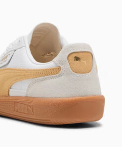 Puma Palermo Leather Sneakers Unisex White-Almost Apricot