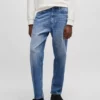 Hugo 838 Vintage Wash Jeans Blue
