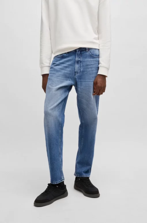 Hugo 838 Vintage Wash Jeans Blue