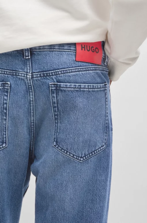 Hugo 838 Vintage Wash Jeans Blue