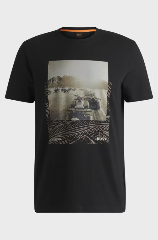 Boss Te_Dunetrace T-shirt Black