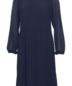 STI Kandriina Solid Dress Dark Blue