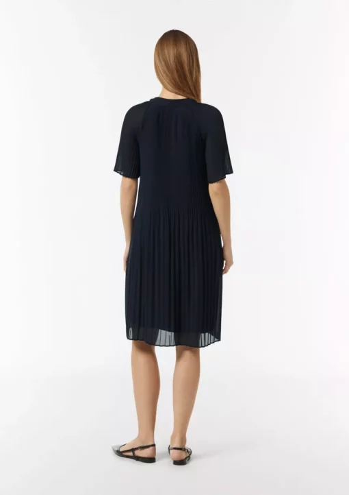 Comma, Plisee Dress Navy