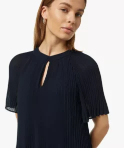 Comma, Plisee Dress Navy