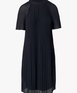 Comma, Plisee Dress Navy
