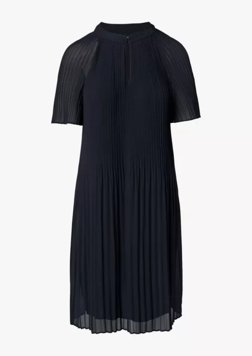 Comma, Plisee Dress Navy