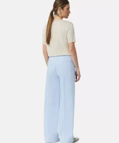 Comma, Wide Leg Trousers Light Blue
