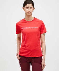 Peak Performance Active Tee Women Brilliant Red