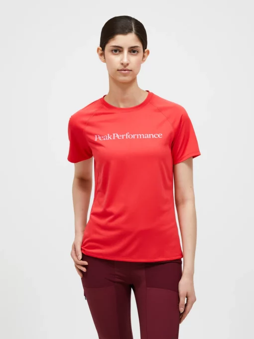 Peak Performance Active Tee Women Brilliant Red