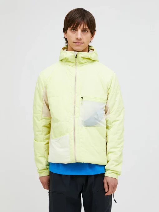 Peak Performance Freelight Reverdible Insulated Hood Jacket Sand Fog/Sunny Adventure