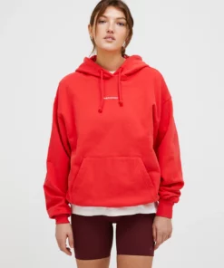 Peak Performance Original Terry Hood Women Brilliant Red