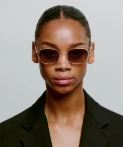 A. Kjaerbede Hello Sunglasses Gold Matte