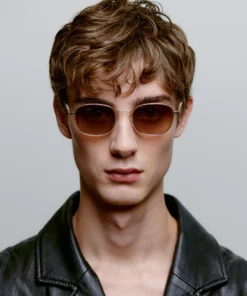 A. Kjaerbede Hello Sunglasses Gold Matte