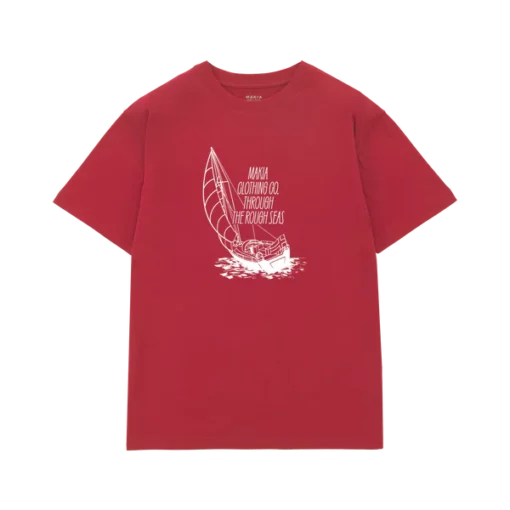 Makia Sail T-shirt Red