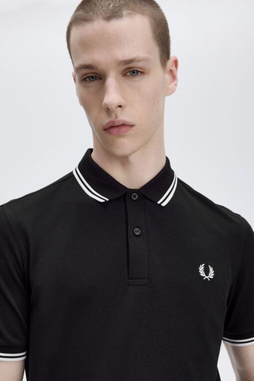 Fred Perry M3600 Pique Black/White
