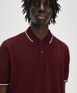 Fred Perry M3600 Pique Oxblood