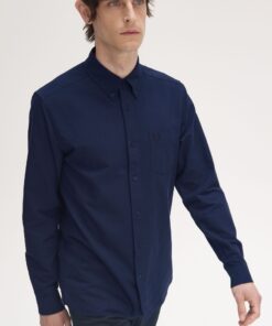 Fred Perry Oxford Shirt Midnight Blue