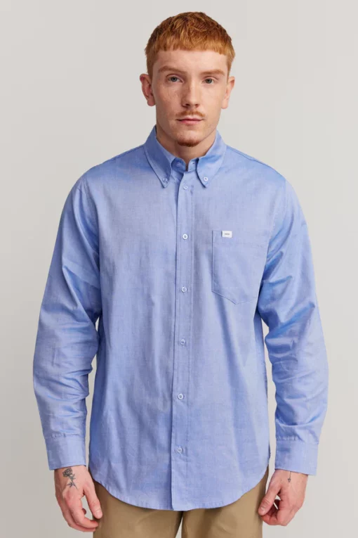Makia Flagship Shirt Blue