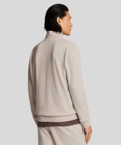 Lyle & Scott Superfine 1/4 Zip Sweatshirt Cove