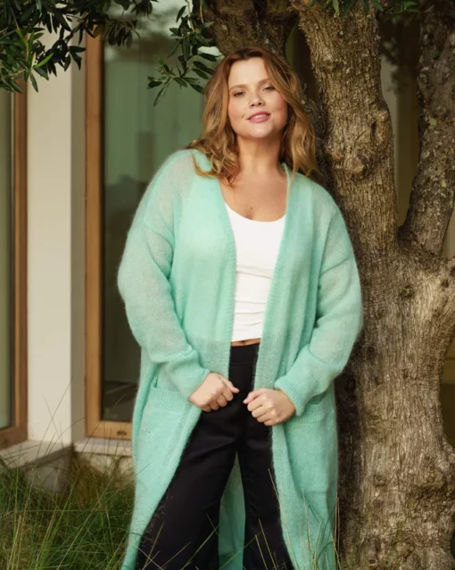 Nakoa Sienna Cardigan Smoke Green