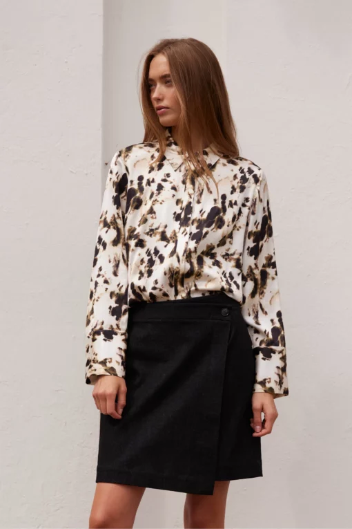 Rue de Femme Alyssa Shirt Oyster Gray