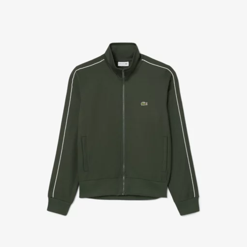 Lacoste Paris Pique Track Jacket Bottle Green