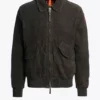 Parajumpers Weldon Suede Jacket Raven