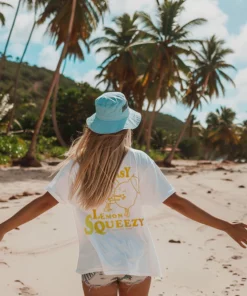 On Vacation Lemon Squeezy T-shirt White
