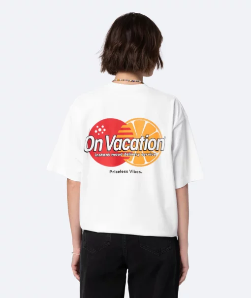 On Vacation Priceless Vibes T-shirt White
