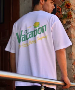 On Vacation Lemonade T-shirt White