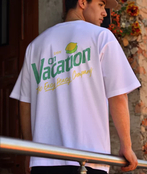 On Vacation Lemonade T-shirt White