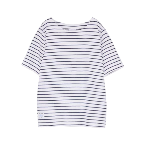 Makia Woman Högsåra T-shirt White/Navy