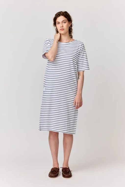 Makia Woman Helsingholm Dress White/Navy